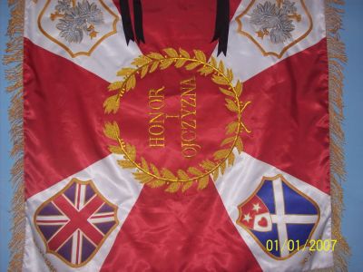 Update 5/28/09 - The flag is almost completed and ready for shipment from Pakistan. Once it arrives I will begin work on the flag pole and eagle mounting atop. The embroidery detail on the eagles is quite impressive.