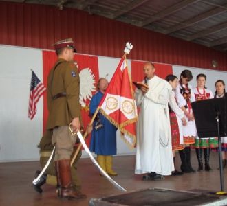 I'd like to take this opportunity to thank everyone at the Shrine for their help getting this blessing accomplished. Our next step will be to have a formal dedication ceremony with representatives of the Army of the Republic of Poland. Stay tuned, more to come.